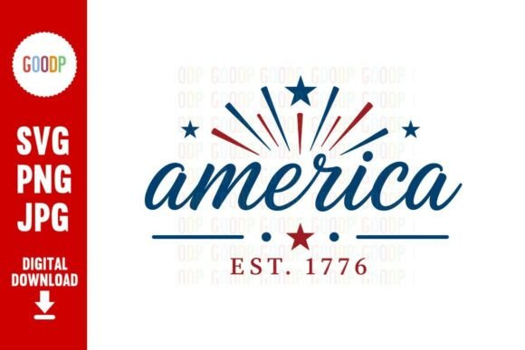 America Est 1776 Fireworks SVG: A Patriotic Design for Every Occasion