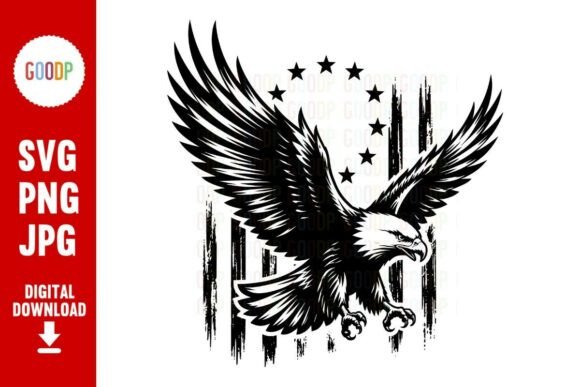 American Patriotic Eagle SVG: A Versatile Design for Patriotic Crafts and Apparel