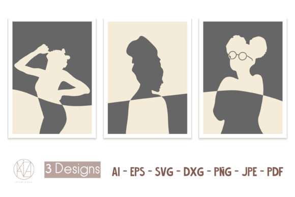 An Abstract African Woman’s Portrait