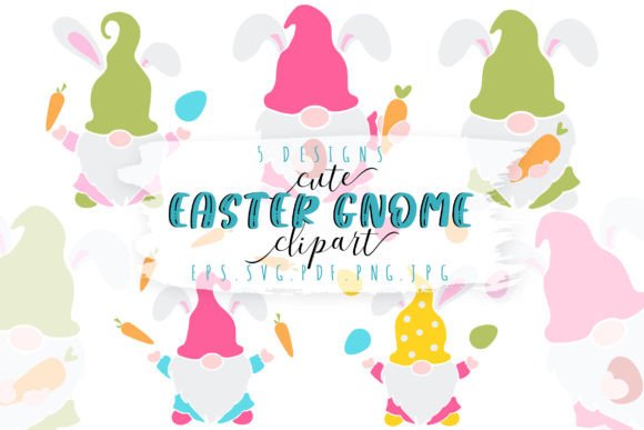 Cute Easter Gnome Clipart Bundle: A Practical Design Resource for Creative Projects