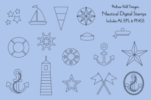Exploring the Versatility of Nautical Digital Stamps Clipart in Creative Projects