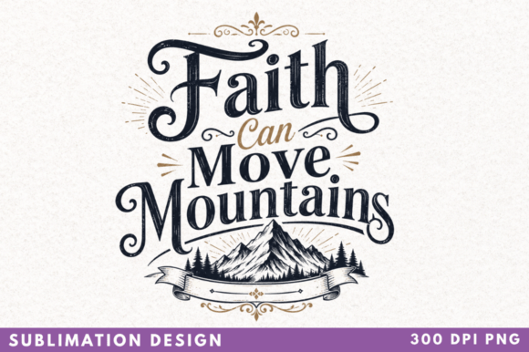 Faith Can Move Mountains: Exploring the Power of Inspirational Design in Modern Creativity