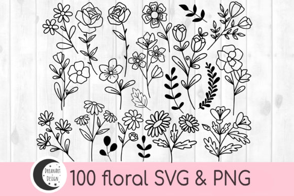 Floral SVG, Flower SVG, and Wildflower SVG: Creative Design Elements for Every Project
