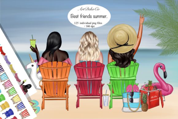 Girls on the Beach, Summer Pictures