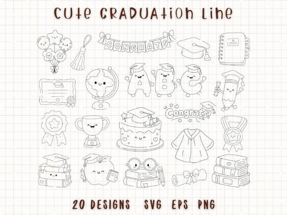 Graduation Doodle Bundle for Seniors