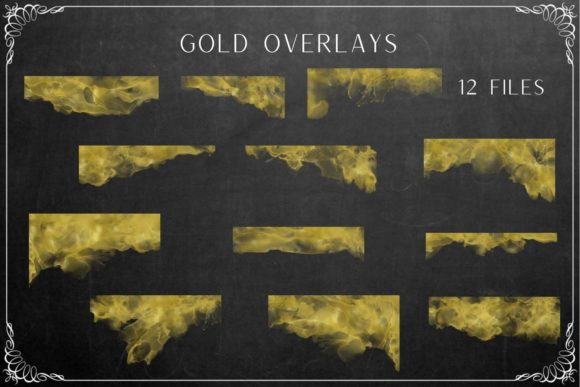 Liquid Borders Gold Clipart: Elevating Design with Metallic Elegance