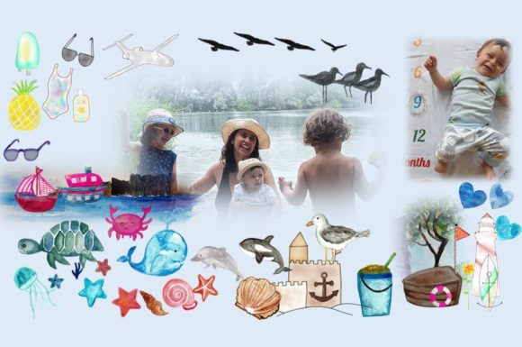 Seaside and Beach Clipart: Enhancing Creative Workflows with Summer Vibes
