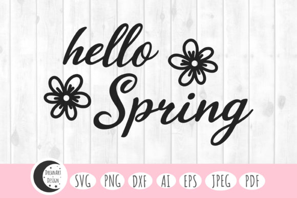 Spring SVG Designs: Hello Spring & Floral Themes for Creative Projects