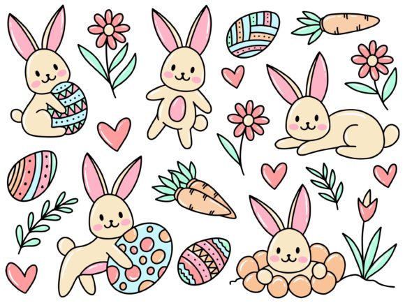 Unlocking Creativity with the Easter Doodle Clip Art Collection